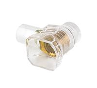 50 Pezzi di Morsetti per PC A 1 Via, Trasparenti, In Rame Puro, Chiusi, Facili da Usare, con Doppia Porta, Tappo di Crimpatura, Posizione 1/2 A