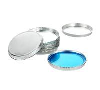 50 pezzi di piatti di pesata in alluminio - Piastre di laboratorio monouso termostabili a 300 °C for l'analisi dei campioni
