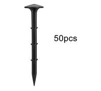 50 pezzi di plastica da sole da giardino durevole da campo da campo da sole tetto di tetto piolo di palco di alto livello di ancoraggio terrestre per le strutture delle piante da (16 cm)