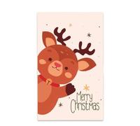 50 pezzi di ringraziamento decorazione cartolina d'auguri carta patinata piccola impresa merce imballaggio personalizzato per biglietti di auguri di buon Natale per fidanzato Buon Natale felice anno