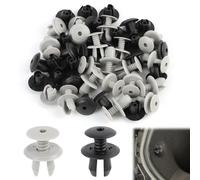 50 Pezzi di Rivetti in Plastica per Auto - Clip di Fissaggio Universali per Carrozzeria, Adatte per Volkswagen T4 e T5 Transporter Eurovan, Design Professionale per una Manutenzione Facile e Veloce