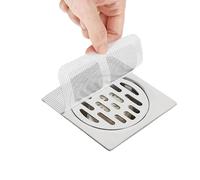 50 pezzi di scarico capelli cattura garza usa e getta pasta filtro for capelli liquami del bagno for lavandino, cucina, vasca da bagno e docce