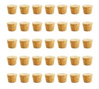 50 pezzi di tappi in sughero conici in legno, tappi per vino riutilizzabili per sigillare, per bottiglie, bar, fai da te, accessori per la cucina (16x12x15mm)