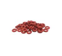 50 pezzi di tenuta O-ring in silicone rosso 1mm di spessore 4mm-35mm OD VMQ O-ring Guarnizione di tenuta Buona elasticità 55Shore O Ring Guarnizione di tenuta(16x14x1mm)