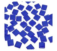 50 pezzi di tessere di mosaico in vetro di colore misto pezzi fatti a mano in cristallo materiali creativi for bambini fai da te cena mini tessere di mosaico per l'arte e l'artigianato(Color 11)