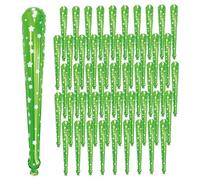 50 pezzi di thunder sticks maker, produttori di rumore a stella per eventi sportivi con campana, accessori per lo spirito di squadra verde, forniture per feste per il calcio, il baseball, l'essenzial