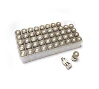 50 pezzi di ugelli for nebulizzazione raffreddamento for esterni con testina antigoccia for, in acciaio inossidabile UNC 10/24(0.2mm)