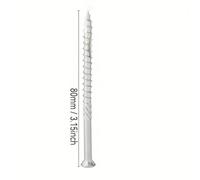 50 pezzi di viti autofilettanti in acciaio inossidabile for legno for terrazze, montaggio di recinzioni, installazione di legno for esterni(80MM)