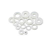 50 pezzi Dimensioni O/D 8mm-18mm I/D 3mm-10mm Spessore 2mm 3mm 4mm Guarnizione rondella piatta PTFE Distanziatore di tenuta for manometro(18x10x3mm)