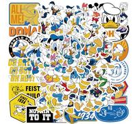 50 pezzi Duck adesivi per laptop, paraurti, skateboard, bottiglie d'acqua, computer, telefono, chitarra, adesivi dei cartoni animati per bambini adolescenti adulti