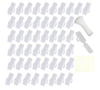 50 Pezzi Etichetta Cavi Elettrici, Segnacavi Elettrici in Materiale di Nylon - Etichette Impermeabili e Resistenti per Organizzazione Cavi - Facili da Montare,Etichette per Cavi -Dimensioni 10x30 mm