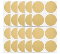 50 Pezzi Etichette Rotonde da Grattare Oro per Messaggi Nascosti e Sorprese | Carta Adesiva, Uso Facile, Effetto Graffio per Biglietti, Buste e Feste di Celebrazione