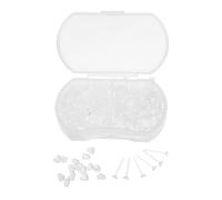 50 Pezzi Fermagli Orecchini Piatti Trasparenti in Plastica 3mm | Chiusure Morbide Blocco Sicuro, Comfort Invisibile, per Attività Sportive, Lavoro e Progetti Fai