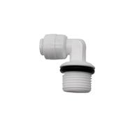 50 pezzi filettatura maschio da 3/8" - raccordo a gomito da 1/4" for acqua RO tubo flessibile in POM da 6,5 mm tubo in PE connettore rapido parti del filtro dell'acqua