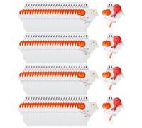50 Pezzi Gadget Halloween, Cartoncini Porta Lecca Lecca Halloween, Decorazioni Dolci per Dolci e Cioccolatini, Biglietti Decorativi Fai da Te per Festa di Compleanno Bambini e Dolcetto o Scherzetto