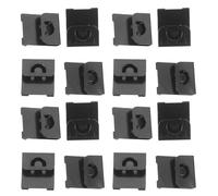 50 Pezzi Ganci Metallici a S per Cornici Nere, Appendimento Invisibile | Ferro e Metallo, Aggancio Posteriore al Pannello, Ordine Pulito per Pareti di Casa e Galleria