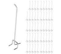 50 Pezzi Ganci per Forati da 6 Pollici Ganci per Scaffali nel Meta9621