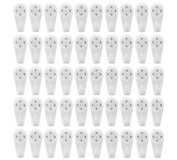 50 Pezzi Ganci per Quadri Muro, Ganci per Appendere Foto, Gancio Foto Parete Rigida, Ganci per Appendere Quadri, Non Una Traccia Ganci Foto, Ganci Specchio Muro, per Appendere a Parete Fissa