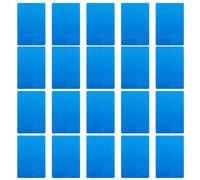 50 Pezzi In Alluminio Per Incisione Biglietti Aziendali