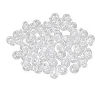 50 Pezzi in Plastica Trasparente 5 Mm Un Foro Tappi per Cordino di Blocco Cavo Cavo di Bloccaggio Tappo