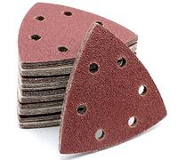 50 pezzi in velcro triangolare carta vetrata 93 x 93 x 93 mm per levigatrice a delta Bosch PDA 100 120 180 PDA 180 E 240 E GDA 280 E (50 pezzi P240)