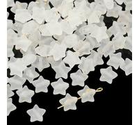 50 pezzi/lotto perline acriliche a forma di stella da 10 mm, perline pentagramma colorate, materiale fai da te per realizzare collane e orecchini, stile 11