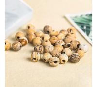 50 pezzi/lotto perline di pietra naturale con foro grande, ametista, agata, giada, perline rotonde per la creazione di gioielli fai da te, accessorio per braccialetti - Immagine diaspro - 10 mm (for