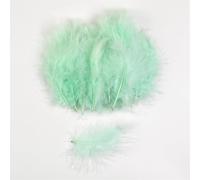50 pezzi/lotto piume naturali 10-15 cm soffici piume per decorazioni per feste di nozze gioielli fai da te accessori artigianali menta EN8 50 pezzi