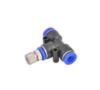 (50 pezzi/lotto) Ugelli atomizzatori a bassa pressione 0,1/0,4/0,8 mm in acciaio inossidabile Ugelli nebulizzatori for irrigatori da giardino(Blue 0.4mm)