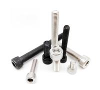 50 pezzi M1.4 .6 M2 .5 M3 M4 M5 acciaio classe 12.9 nero DIN912 vite a testa esagonale incassata(14mm,M5)