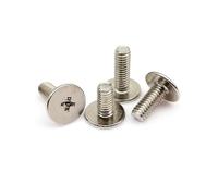 50 pezzi M2/2,5/3/4 Vite a testa piatta sottile extra grande con attacco for fissaggio computer G(5mm,M2 dk 7mm)