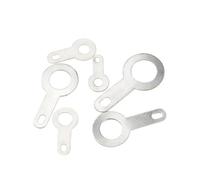 50 pezzi M2.2 .7 M3. M4. M5. M6. Terminale di saldatura in ottone a testa singola, lamiera circolare(M2.2 50pcs)