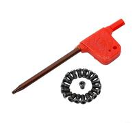 50 pezzi M2 M2 5 a M3 per viti Torx M3 5 M5 per la sostituzione di lame in metallo duro nel tornio CNC e dispositivi meccanici (M2x5)