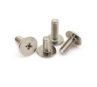 50 pezzi M2 M2.5 M3 M4 for unità ottica portatile, sottile, piatta, extra grande, con testa larga, bullone di fissaggio, vite for computer(8mm,M2.5 dk 7mm)