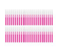 50 pezzi Micros Sopracciglio Spoolie Brush con Caps Brow Laminazione Strumento Ciglia Pennello Multifunzionale Micros Lash Comb
