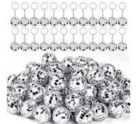 50 pezzi Mini Disco Ball Portachiavi, Disco Ball Portachiavi all'ingrosso Bomboniere per feste