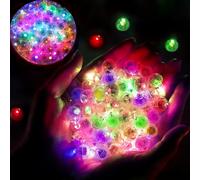 50 Pezzi Mini LED a Palloncino Luci, Mini Lampada a LED Lanterne di Carta, Rotonde Palloncini LED per Matrimonio Compleanno Halloween Festa di Natale Capodanno Decorazione