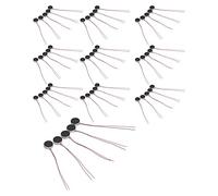 50 pezzi Mini motori vibranti DC a pulsante piatto Motore 3V Motore vibrante a basso rumore per orologi Cellulari Braccialetti Ferro elettrolitico 12mm × 3.4mm