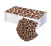 50 pezzi Moda Protettiva Unisex Adulti Stampa 3D Bocca Carina usa e getta 3 Strati Anello Elastico per l'orecchio (Multicolore # 24)