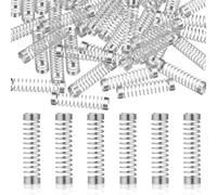 50 Pezzi Molla per Ricarica Penna, Mini Compressione | Elasticità Costante, Formato Compatto e Portatile, per Penna a Sfera e Cartuccia, Ufficio e Viaggio