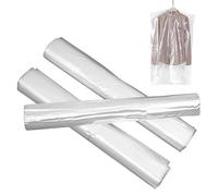 50 Pezzi Monouso Copriabiti Antipolvere Trasparenti,60 x 100 cm Buste Copriabiti Trasparenti di Plastica,Copri Abiti da Armadio Impermeabili,Copertura Vestiti per Abiti, Camicie,Giacche,Abbigliamento