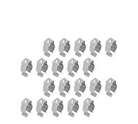 50 pezzi Morsetti per tubi, T5 U Clip Supporto Staffa per lampadine a LED, Filettatura di montaggio Dia.40mm Tubo fluorescente a LED, accessori di montaggio di ricambio, portalampada in acciaio inox