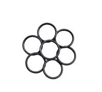 50 pezzi O-ring in gomma EPDM, Nero, Diametro interno 22mm Diametro esterno 27mm Diametro del filo 2.5mm