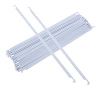 50 Pezzi Organizer per Cartelle Sospese in Metallo Bianco 32,5cm | Fascicoli e Armadi Archivio, Installazione Semplice, Uso in Aule e Università, Accessorio Bianco