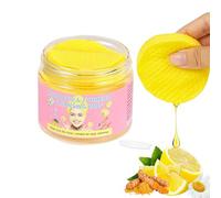 50 Pezzi Pads Detergenti al Curcuma e Acido Kojico per il Viso, Dischetti Esfolianti, Tamponi Detergenti all'acido Cogico Curcuma, Riduce l'acne e le Macchie Scure e Pulisce la Pelle