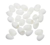50 Pezzi Palla di Baco da Seta per Pulizia Viso Esfoliante Donna | Bianco, Uso Casa e Viaggio, Struttura a Taglio Manuale, Trattiene Essenza e Rilascio Lento Dell’acqua