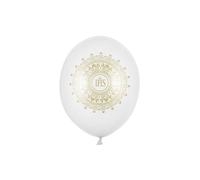 50 PEZZI palloncini lattice Bianco Metallic SCRITTA IHS COMUNIONE 30cm 1B9T