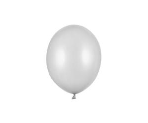 50 PEZZI Palloncino Palloncini lattice 30 cm ARGENTO NEVE METALLIC 1367