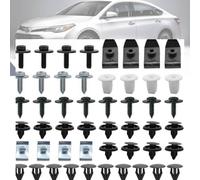 50 Pezzi Paraurti Splash Protezione sotto Motore Spingere Clips Vite Rivetto for