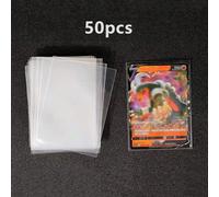 50 pezzi Pellicola protettiva impermeabile per carte, custodie per carte spesse, morbide e trasparenti, adatte per tessere di sicurezza sociale, assicurazione sanitaria e carte di credito 50 pezzi (6*